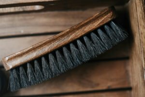 Bürste zur Reinigung von Stoff